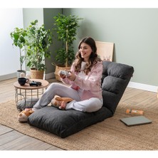 Pafu Fuwa Fonksiyonel Mekanizmalı Oyuncu Koltuğu - Keten Koyu Gri