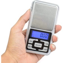 VeraGlobe Buğz Crown Dijital Göstergeli Hassas Elektronik Kuyumcu Cep Terazisi (500 Gr-0.01) ( Buğz )