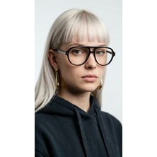 Olivier Philippe Napoli Black-Green Mavi Işık Korumalı Gözlük