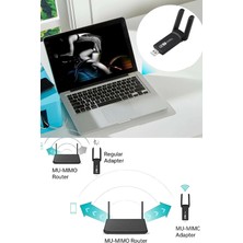 VeraGlobe Buğz Dual Band AC1200 USB 3.0 Adaptör Kablosuz Kablosuz Yükseltici - Buğz