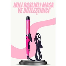 VeraGlobe Buğz Saç Düzleştirici Şekillendirici Saç Maşası Ikili Şekillendirici Isı Ayarlı - Buğz