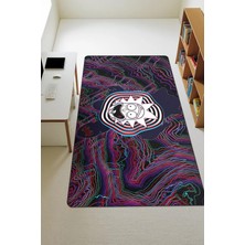 Dolce Mariee Modern Dijital Baskı Kaymaz Taban Çocuk ve Genç Odası Halısı H0458