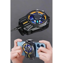 VeraGlobe Buğz Fanlı Radyatör Soğutucu Telefon Soğutucu Tüm Telefonlara Uyumlu - Buğz