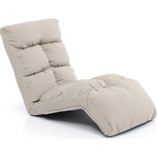Pafu Fuwa Outdoor Su Geçirmez Fonksiyonel Mekanizmalı Şezlong - Bej