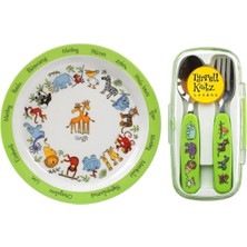 Tyrrell Katz Melamin Tabak - Kutulu Çatal Kaşık Seti // Jungle