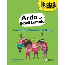 Binbir Göz Kitap Ilk Çizgi Romanım - Arda ve Neşeli Lamalar: Lamalar, Yunuslara Karşı