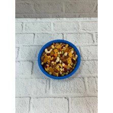 VeraGlobe Buğz Yuvarlak Çerezlik Lacivert Salon ve Masa Üstü Sunum Kasesi - Buğz