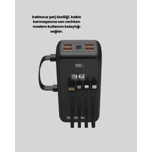 VeraGlobe Buğz Çok Çıkışlı Taşınabilir Şarj Cihazı Dijital Göstergeli - Buğz