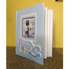 Aledo 10X15CM 200'LÜK Erkek Bebek Desenli Fotoğraf Albümü ALD-PP46200-2(MAVI)
