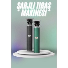 VeraGlobe Buğz Tıraş Makinesi Profesyonel Suya Dayanıklı Paslanmaz Çelik Sine Kaydı Çizik Tıraş - Buğz