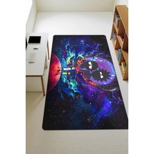 Dolce Mariee Modern Dijital Baskı Kaymaz Taban Çocuk ve Genç Odası Halısı H0463