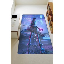 Dolce Mariee Modern Dijital Baskı Kaymaz Taban Çocuk ve Genç Odası Halısı H0476