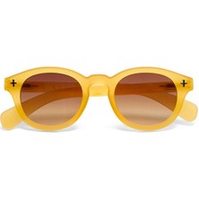 Okkia Milano Unisex Güneş Gözlüğü Sarı / Lens: Kahverengi Gradyan