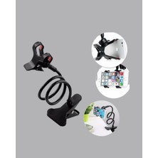 VeraGlobe Buğz Akrobat Masaüstü Mandallı Telefon Tutucu 360 Derece Dönebilen - Buğz