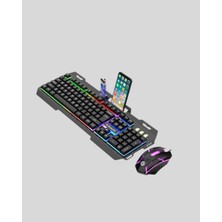 VeraGlobe Buğz Gaming Klavye ve Mouse Seti PG8018 – Dayanıklı Tuşlar, Hızlı Komut - Buğz