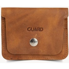 Guard Taba Crazy Hakiki Deri Patlı ve Çıtçıtlı Kartlık - GRD260313WT804