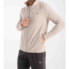 Lacoste Slim Fit Bej Erkek Eşofman Takımı