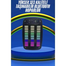 VeraGlobe Buğz Kablosuz Hoparlör Ios ve Android Uyumlu Şarjlı Sd Kart Girişli Bluetooth Hoparlör - Buğz