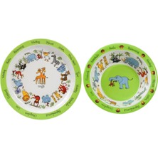 Tyrrell Katz Melamin Mama Tabağı - Mama Kasesi Set // Jungle