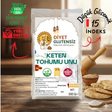 Glutensiz Keten Tohumu Unu 500 G