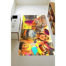 Dolce Mariee Modern Dijital Baskı Kaymaz Taban Çocuk ve Genç Odası Halısı H0487