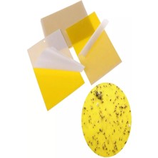 Sarı Yapışkan Levha Tuzak 10X25 cm Çift Taraflı | Sera & Bahçe (10 Adet)