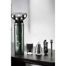 VeraGlobe Buğz Yüksek Performanslı 3 Başlıklı Profesyonel Tıraş Makinesi - Buğz