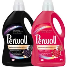 Perwoll Siyah 4l + Renkli 4l Hassas Sıvı Deterjan