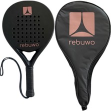 Rebuwo 18K Carbon Padel Raketi Round Rose 4018