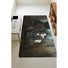 Dolce Mariee Modern Dijital Baskı Kaymaz Taban Çocuk ve Genç Odası Halısı H0483