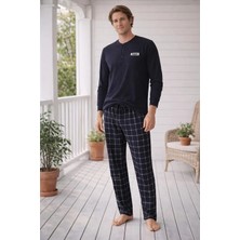 Pemilo Erkek Uzun Kol 01198 Süprem Pijama Takımı