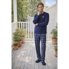 Pemilo Erkek Uzun Kol 01340 Süprem Pijama Takımı