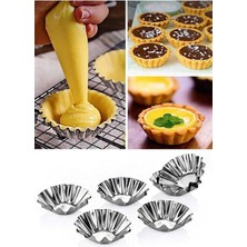 Güzelyüz Avm 6 Adet Metal Tartolet Kek & Kurabiye Kalıbı Kapsülü SC-421