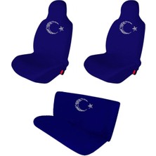 Antwax Citroen Picasso Ay Yıldız Penye Oto Koltuk Kılıfı Ön Arka Takım Lacivert