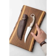 Mertcan Knife Geyik Boynuz Outdoor Av ve Kamp Bıçağı Mutfak Bıçağı Çakı Kasap Et Bıçağı