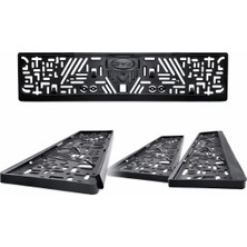 Paspro Otomotiv Bym Yazısız Dikdörtgen Plastik Plakalık – Dayanıklı Standart Araç Plaka Tutucu