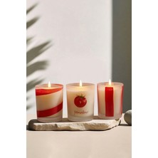 Rakle x Bengi Kurtcebe Pomodoro El Yapımı 3'lü Mum Seti 120 gr