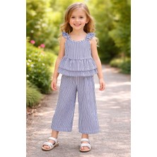 Çocuk Çizgili Pantolonlu Ikili Takım