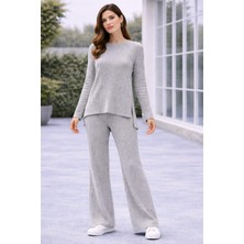 Alexandergardı Yandan Yırtmaç Detaylı Ikili Takım Kaşkorse Kumaş Fitilli