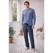 Pemilo Erkek 01370 Uzun Kol Süprem Pijama Takımı