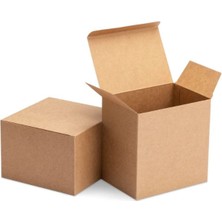 Aspak 6,8x6,8x8,5 Cm- E-Ticaret Kutusu- Mum Kutusu -Kraft- 50 Adet