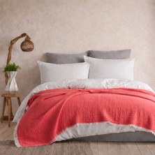 Mulberry 4 Katlı Müslin Pike Çift Kişilik I Battal Boy  – %100 Pamuklu, Nefes Alabilir, Yumuşak Dokulu Dört Mevsim Kullanım 240X260 cm