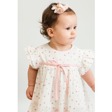 Cumino Kız Bebek Günlük Puantiyeli Takım