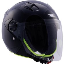 Zeus ZS-213 Pearl Black Açık Kask Xl