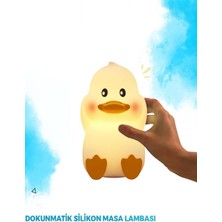 Kenko Ördek Şekilli Dokunmatik Gece Lambası Renk Değiştiren