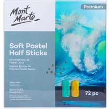 MONT MARTE Yumuşak Pastel Yarım Çubuk 72'li