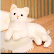 Charmer Princesses Peluş Kedi Oturan Kedi Peluş Oyuncak Uyku Arkadaşı Kedi Gerçek Kedi Hissi Ithal 30 cm Kedi