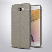 ZM Store Galaxy J5 Prime Uyumlu Kılıf Deri Yüzey Görünümlü Harika Kesim Niss Kapak