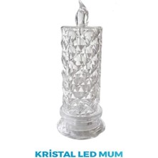 Güzelyüz Avm Kristal LED Mum Pilli