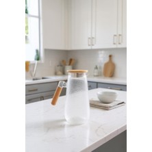 Bambum Polska - Bambu Kapaklı Cam Sürahi